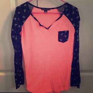 Anchor long sleeve top
